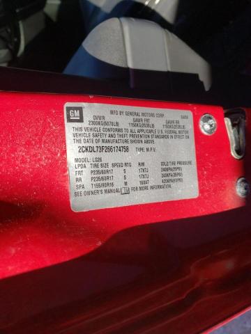Photo 10 from auction – 2006 PONTIAC TORRENT with VIN 2CKDL73F266174758