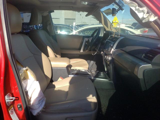 Photo 5 from auction – 2016 TOYOTA 4RUNNER SR with VIN JTEBU5JR1G5311307
