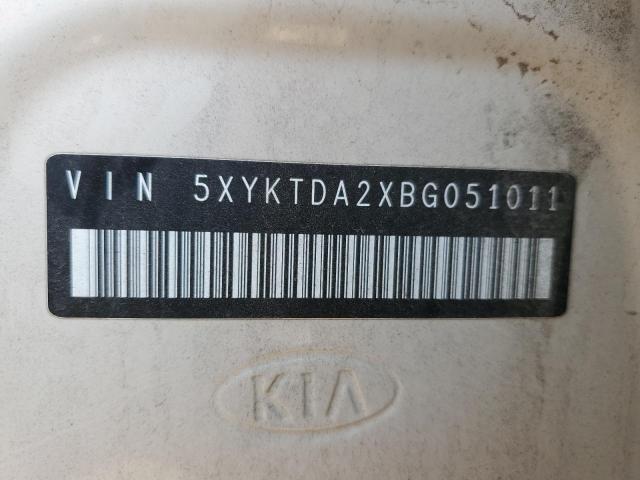 Photo 10 from auction – 2011 KIA SORENTO BA with VIN 5XYKTDA2XBG051011