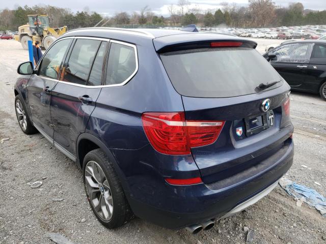 Photo 3 from auction – 2016 BMW X3 XDRIVE2 with VIN 5UXWX9C50G0D79627