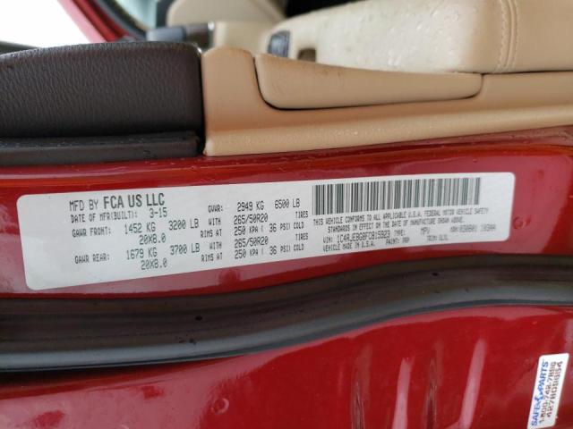 Photo 10 from auction – 2015 JEEP GRAND CHER with VIN 1C4RJEBG8FC815923