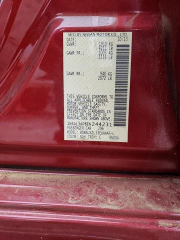 Photo 10 from auction – 2014 NISSAN ALTIMA 2.5 with VIN 1N4AL3AP8EN244231