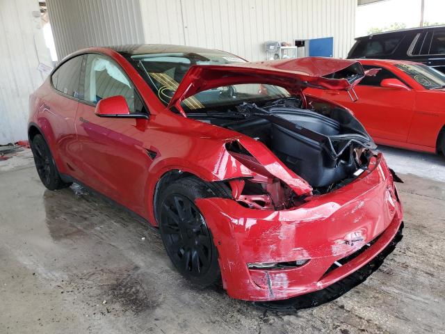 TESLA MODEL Y 2021 with VIN 5YJYGDEE6MF255401 - Photo from auction