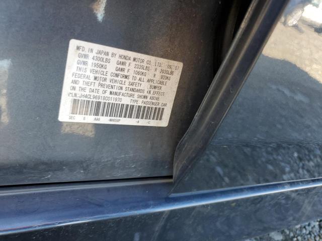 Photo 10 from auction – 2008 ACURA TSX with VIN JH4CL96918C011970