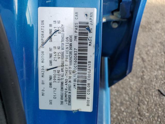 Photo 10 from auction – 2012 MAZDA 3 I with VIN JM1BL1L70C1600837