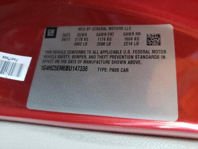 Photo 10 from auction – 2011 BUICK LUCERNE CX with VIN 1G4HC5EM6BU147336