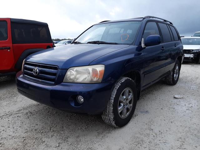 Photo 2 from auction – 2006 TOYOTA HIGHLANDER with VIN JTEGP21A160095363