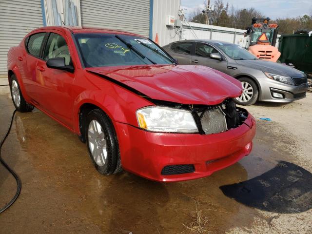 DODGE AVENGER SE 2014 with VIN 1C3CDZAB5EN173193 - Photo from auction