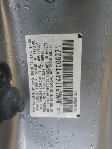 Photo 10 from auction – 2000 HONDA S2000 with VIN JHMAP1144YT006271