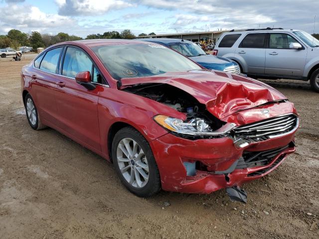 FORD FUSION SE 2020 with VIN 3FA6P0HD8LR256328 - Photo from auction