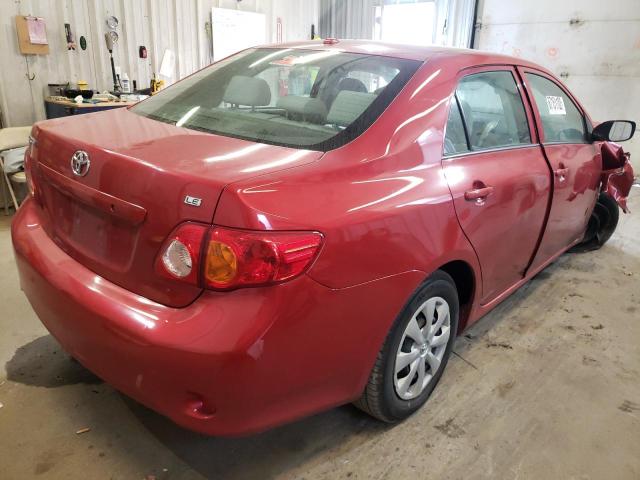 Photo 4 from auction – 2009 TOYOTA COROLLA BA with VIN JTDBL40E299090117