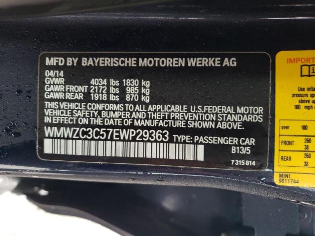 Photo 10 from auction – 2014 MINI COOPER S C with VIN WMWZC3C57EWP29363