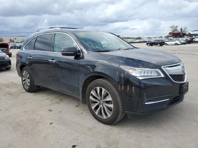 ACURA MDX TECHNO 2015 with VIN 5FRYD4H61FB002677 - Photo from auction
