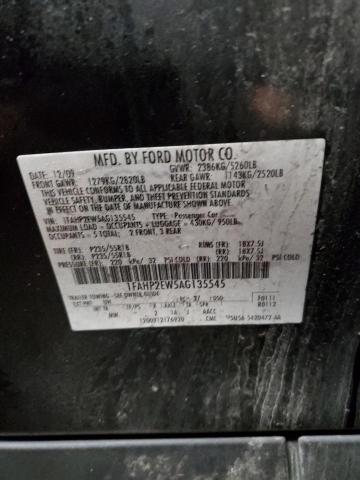 Photo 10 from auction – 2010 FORD TAURUS with VIN 1FAHP2EW5AG135545