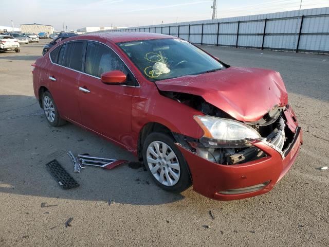 NISSAN SENTRA S 2014 with VIN 3N1AB7AP7EL698073 - Photo from auction