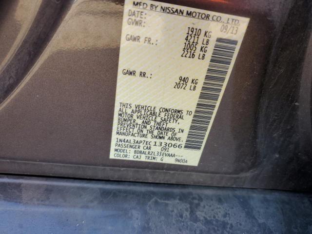Photo 10 from auction – 2014 NISSAN ALTIMA 2.5 with VIN 1N4AL3AP7EC133066