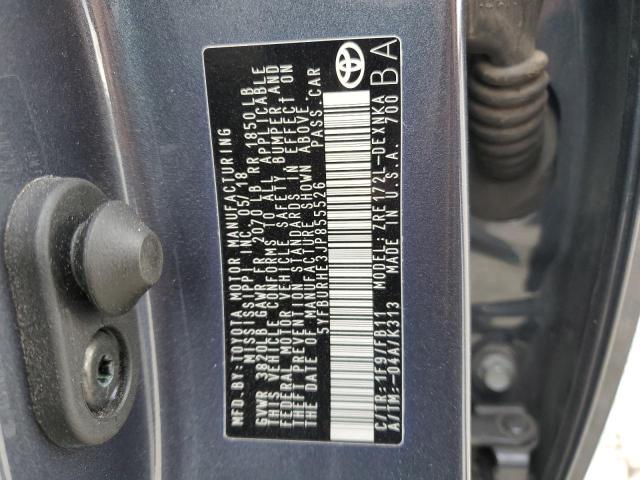 Photo 10 from auction – 2018 TOYOTA COROLLA L with VIN 5YFBURHE3JP855526