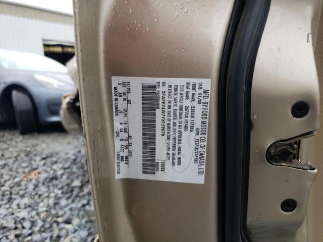 Zdjęcie 10 z aukcji – 2000 FORD CROWN VICT z VIN 2FAFP74W7YX159078