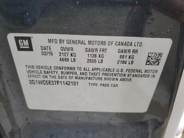 Photo 10 from auction – 2015 CHEVROLET IMPALA LIM with VIN 2G1WC5E37F1142191