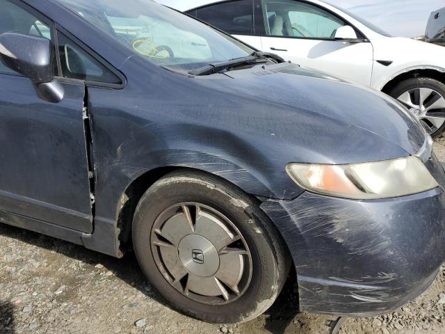 Photo 9 from auction – 2007 HONDA CIVIC HYBR with VIN JHMFA36227S014593