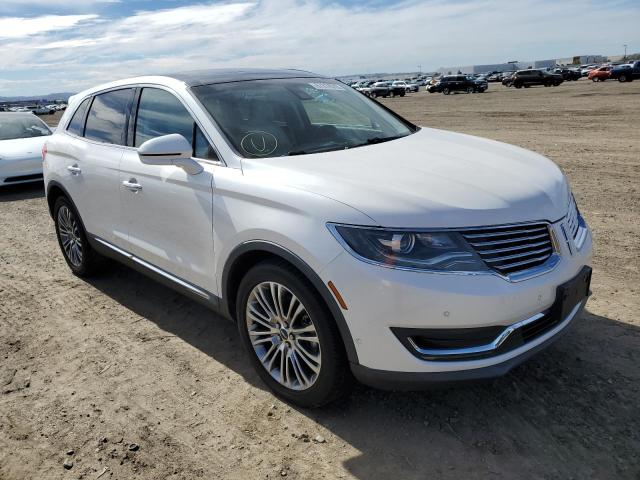 LINCOLN MKX RESERV 2016 with VIN 2LMTJ8LRXGBL50148 - Photo from auction