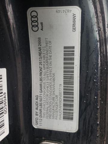 Photo 10 from auction – 2013 AUDI A5 PREMIUM with VIN WAUCFAFHXDN007719