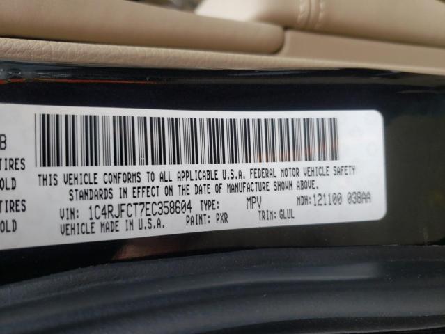 Photo 10 from auction – 2014 JEEP GRAND CHER with VIN 1C4RJFCT7EC358604