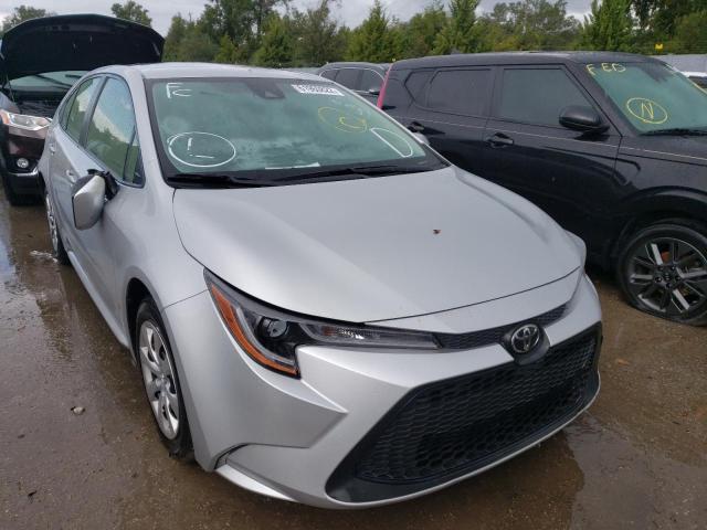 TOYOTA COROLLA LE 2021 with VIN JTDEPMAE0MJ187212 - Photo from auction