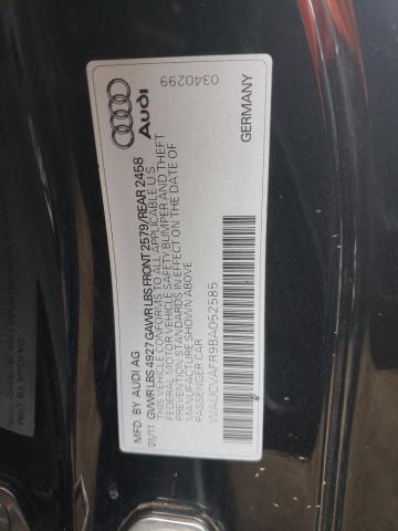 Photo 10 from auction – 2011 AUDI S5 PREMIUM with VIN WAUCVAFR9BA052585