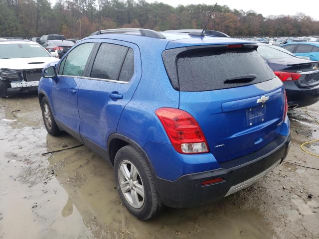 Photo 3 from auction – 2015 CHEVROLET TRAX 1LT with VIN KL7CJLSB8FB108516