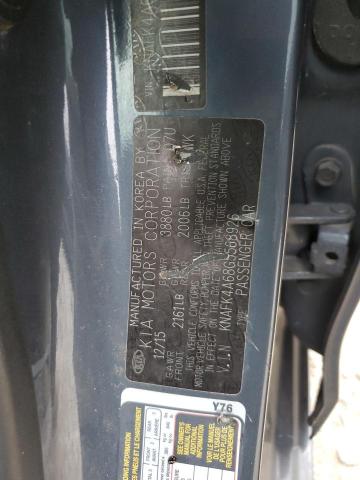 Photo 10 from auction – 2016 KIA FORTE LX with VIN KNAFK4A68G5568926