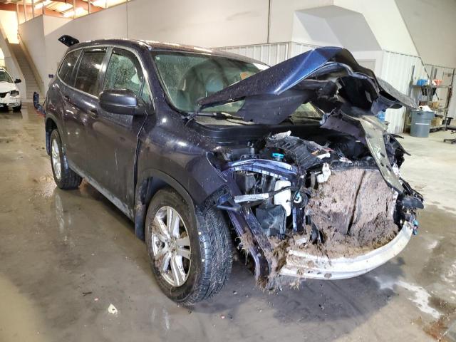 HONDA PILOT LX 2016 with VIN 5FNYF6H14GB091206 - Photo from auction