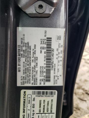 Photo 10 from auction – 2014 FORD FUSION S with VIN 1FA6P0G77E5407287