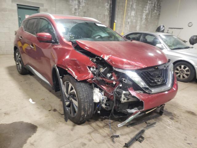 NISSAN MURANO S 2016 with VIN 5N1AZ2MH2GN160718 - Photo from auction