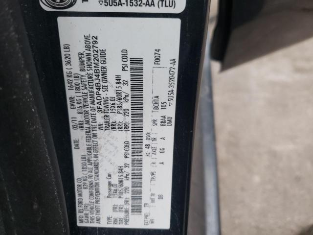 Photo 10 from auction – 2011 FORD FIESTA SE with VIN 3FADP4BJ4BM202792