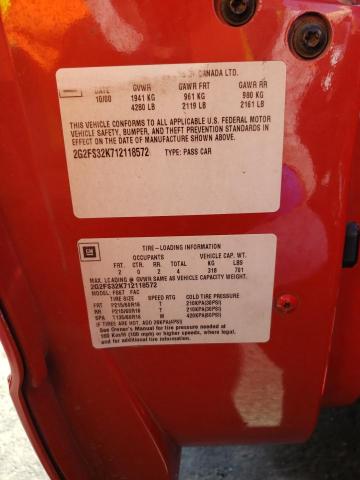 Photo 10 from auction – 2001 PONTIAC FIREBIRD with VIN 2G2FS32K712118572
