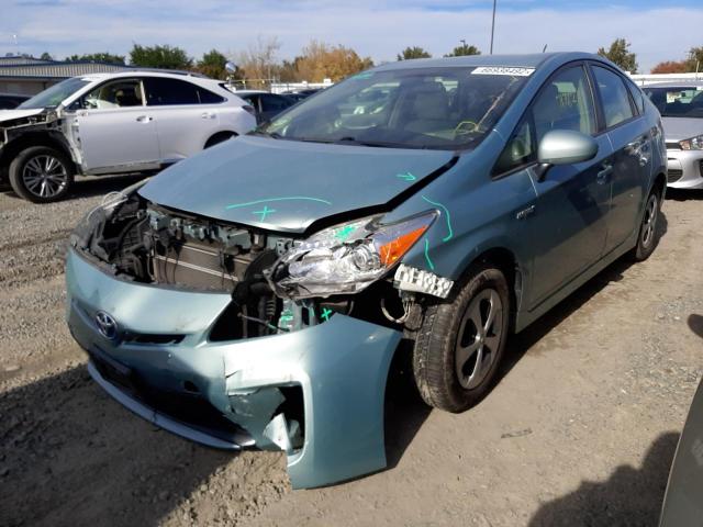 Foto 2 de la subasta – 2014 TOYOTA PRIUS con VIN JTDKN3DU7E1845907
