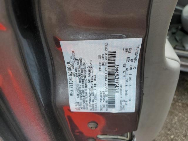 Photo 10 from auction – 2007 FORD FOCUS ZX4 with VIN 1FAFP34N47W299891