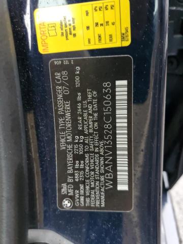 Photo 10 from auction – 2008 BMW 528 XI with VIN WBANV13528C150638