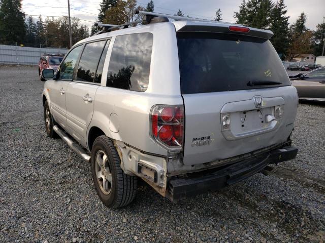 Photo 3 from auction – 2007 HONDA PILOT EXL with VIN 2HKYF18757H541017