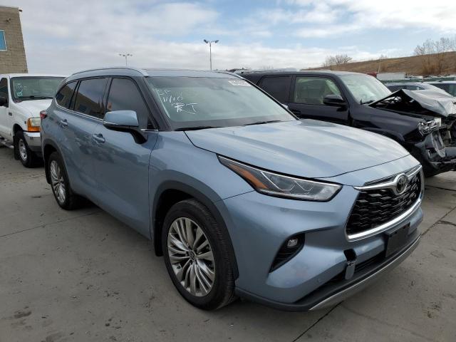 TOYOTA HIGHLANDER 2022 with VIN 5TDFZRBHXNS199151 - Photo from auction