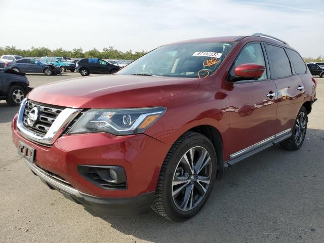 Photo 2 from auction – 2018 NISSAN PATHFINDER with VIN 5N1DR2MN1JC649083