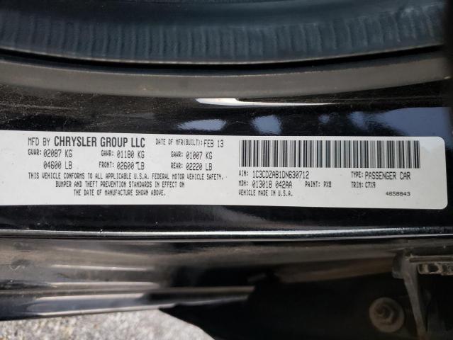 Photo 10 from auction – 2013 DODGE AVENGER SE with VIN 1C3CDZAB1DN630712