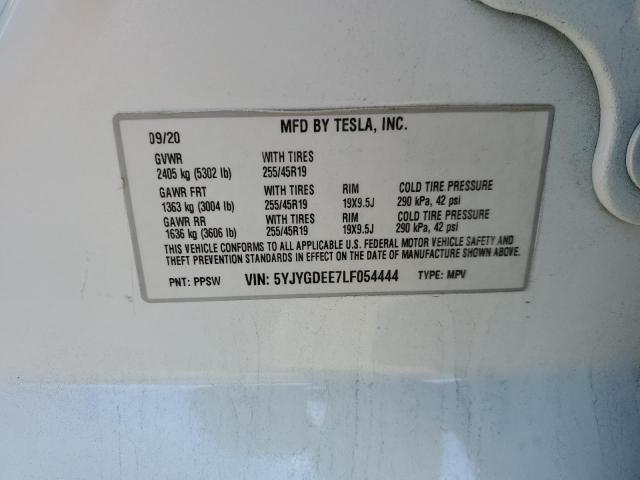 Фото 10 с аукциона – 2020 TESLA MODEL Y с VIN 5YJYGDEE7LF054444