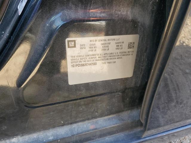 Photo 10 from auction – 2014 CHEVROLET CRUZE LT with VIN 1G1PC5SB2E7447583