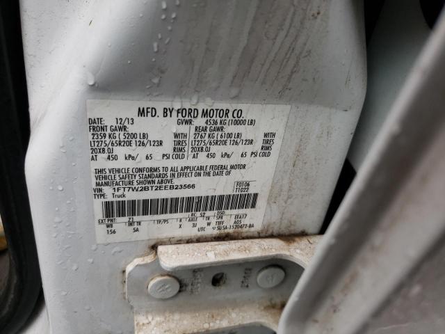 Photo 10 from auction – 2014 FORD F250 SUPER with VIN 1FT7W2BT2EEB23566