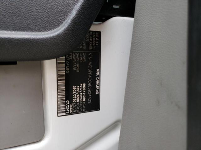 Photo 10 from auction – 2014 MERCEDES-BENZ SPRINTER 3 with VIN WD3PF4CC4E5824422