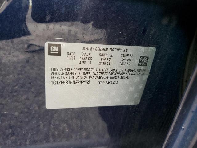 Photo 10 from auction – 2016 CHEVROLET MALIBU LT with VIN 1G1ZE5ST5GF202152