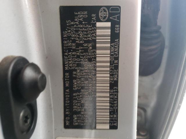 Photo 10 from auction – 2015 TOYOTA COROLLA L with VIN 2T1BURHE1FC397153