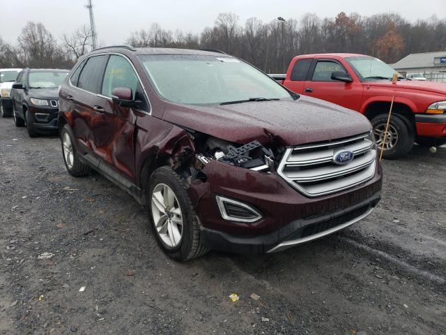 FORD EDGE SEL 2017 with VIN 2FMPK4J94HBB72146 - Photo from auction